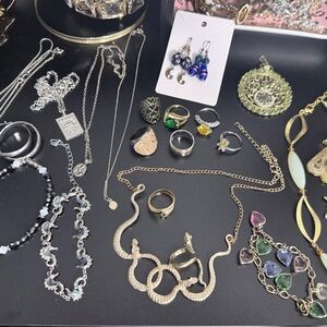 Gold and Silver Tone Assorted Jewelry Bundle